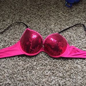 Shiny sexy padded bra 36 B